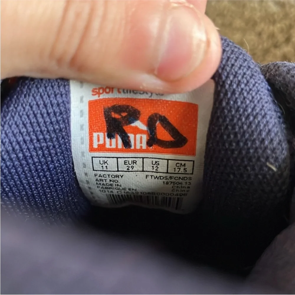 Boys puma shoes